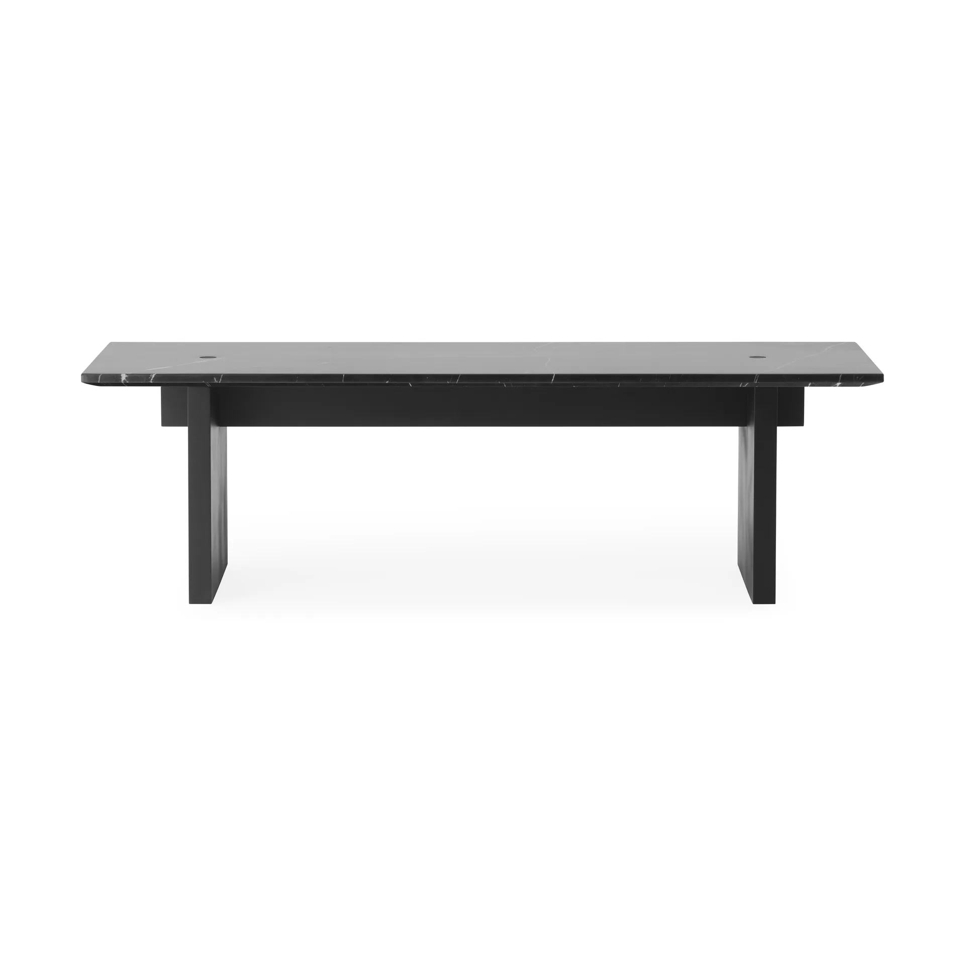 Solid Table table basse 130x38.5x40 cm, Noir Normann Copenhagen