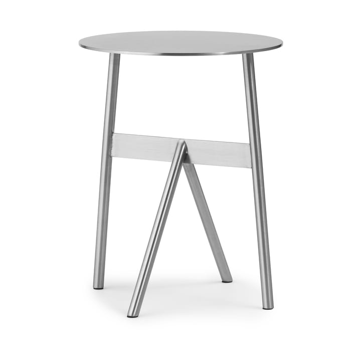 Stock Table table d'appoint Ø37 cm H:46 cm - Acier inoxydable - Normann Copenhagen