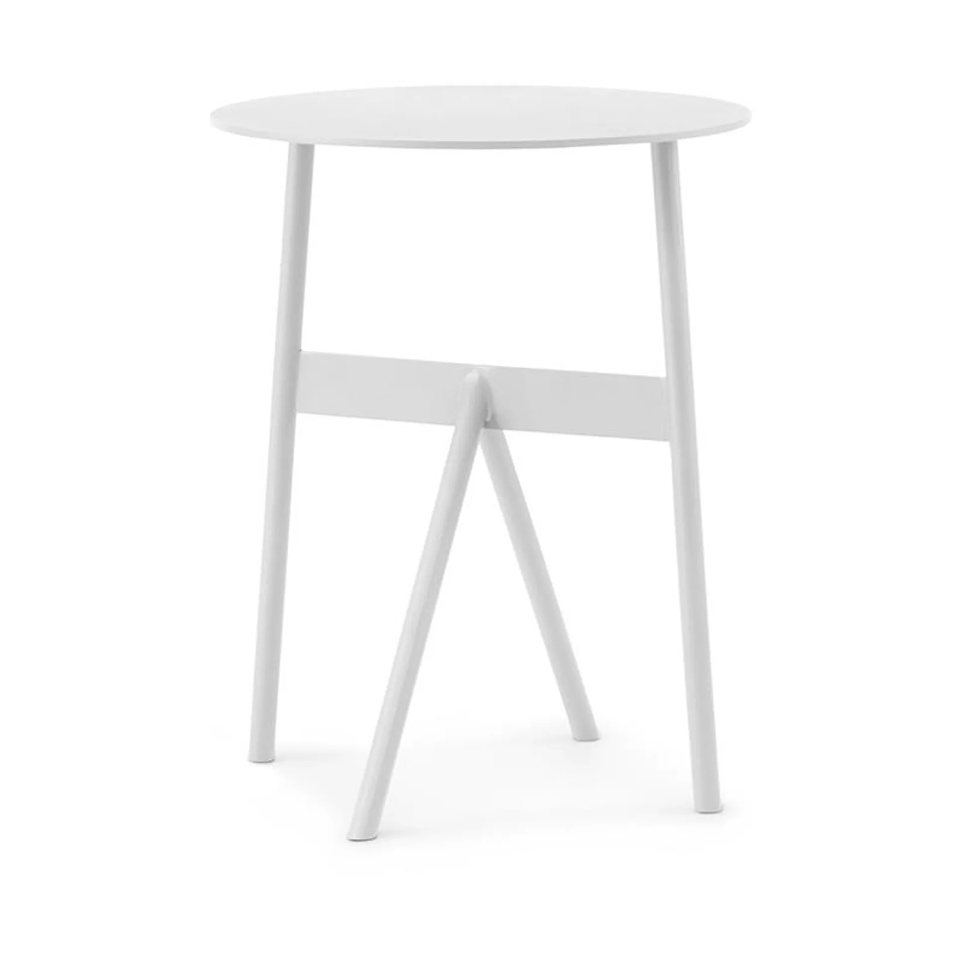 Stock Table table d'appoint Ø37 cm H:46 cm, Blanc Normann Copenhagen