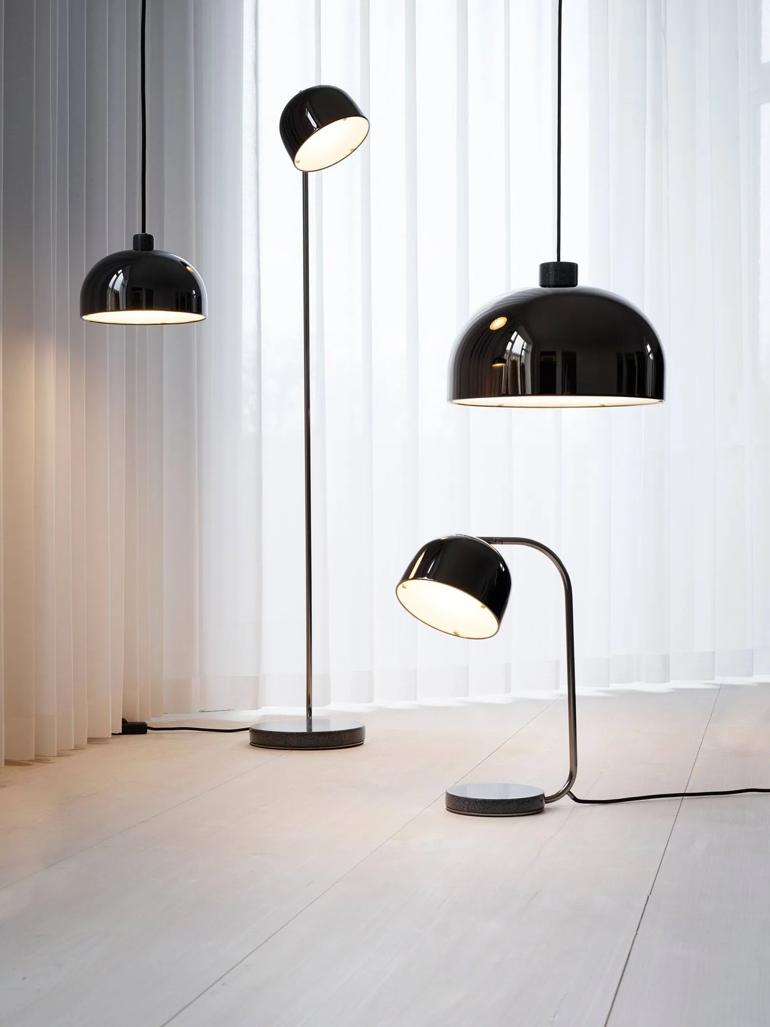 Suspension Grant, black, petit - acier, granit Normann Copenhagen