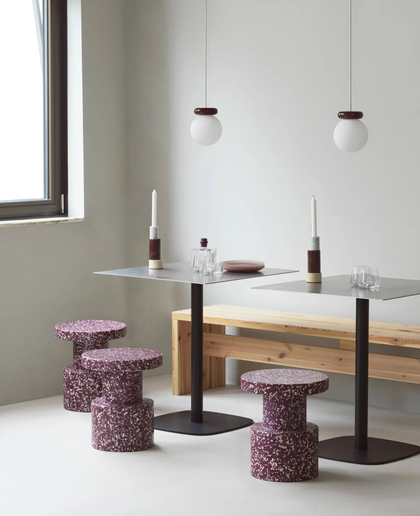 Suspension Hinx, Bordeaux, Ø15x18 cm Normann Copenhagen