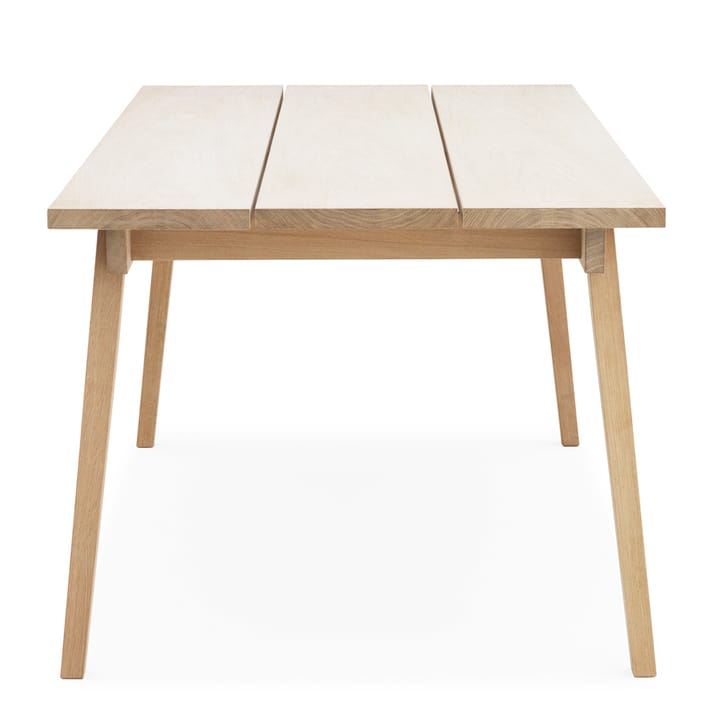 Table à manger Slice, chêne savonné, plateau 3 parties Normann Copenhagen
