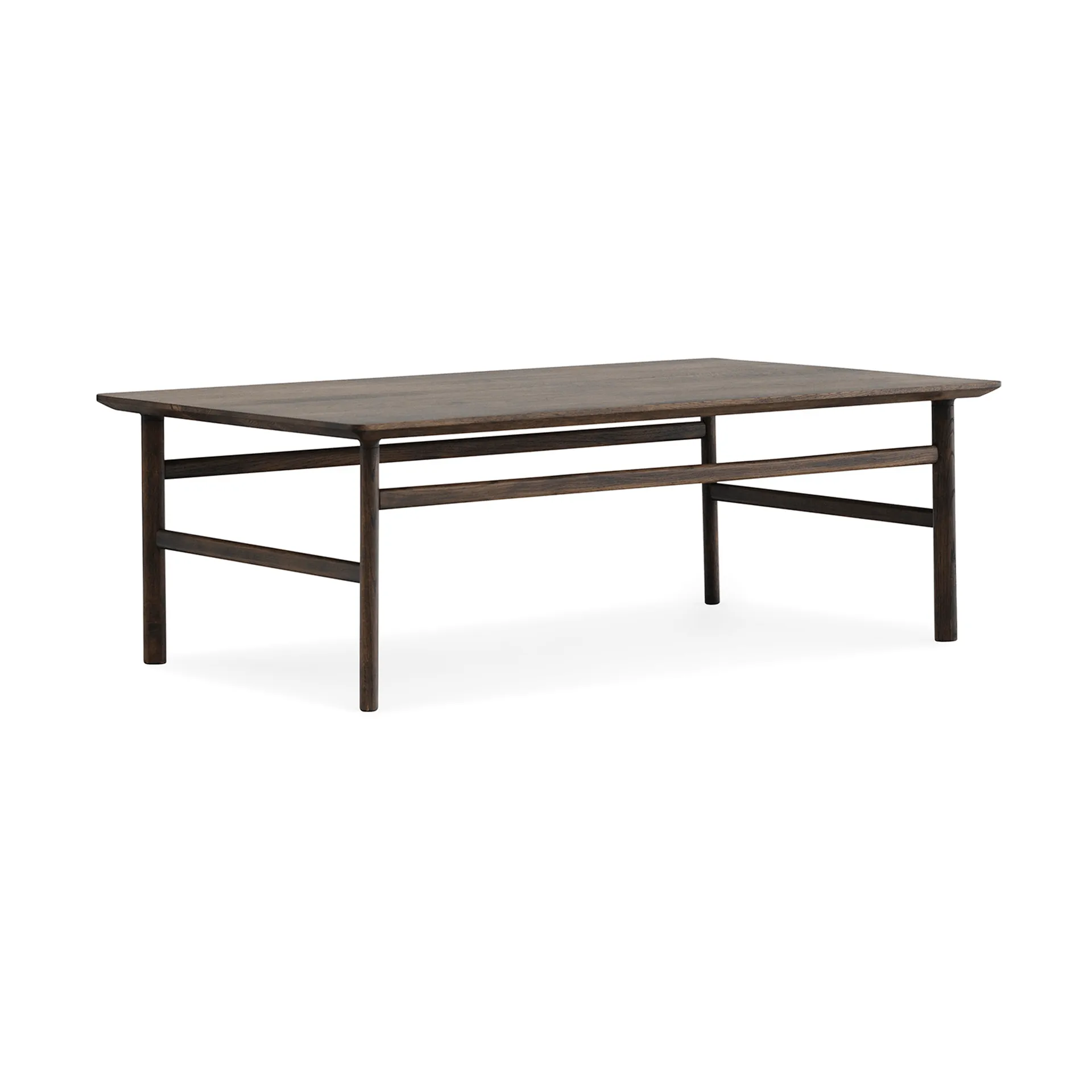 Table basse Grow, chêne fumé lasuré, large Normann Copenhagen