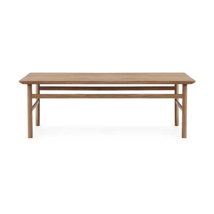 Table basse Grow - chêne laqué transparent, large - Normann Copenhagen