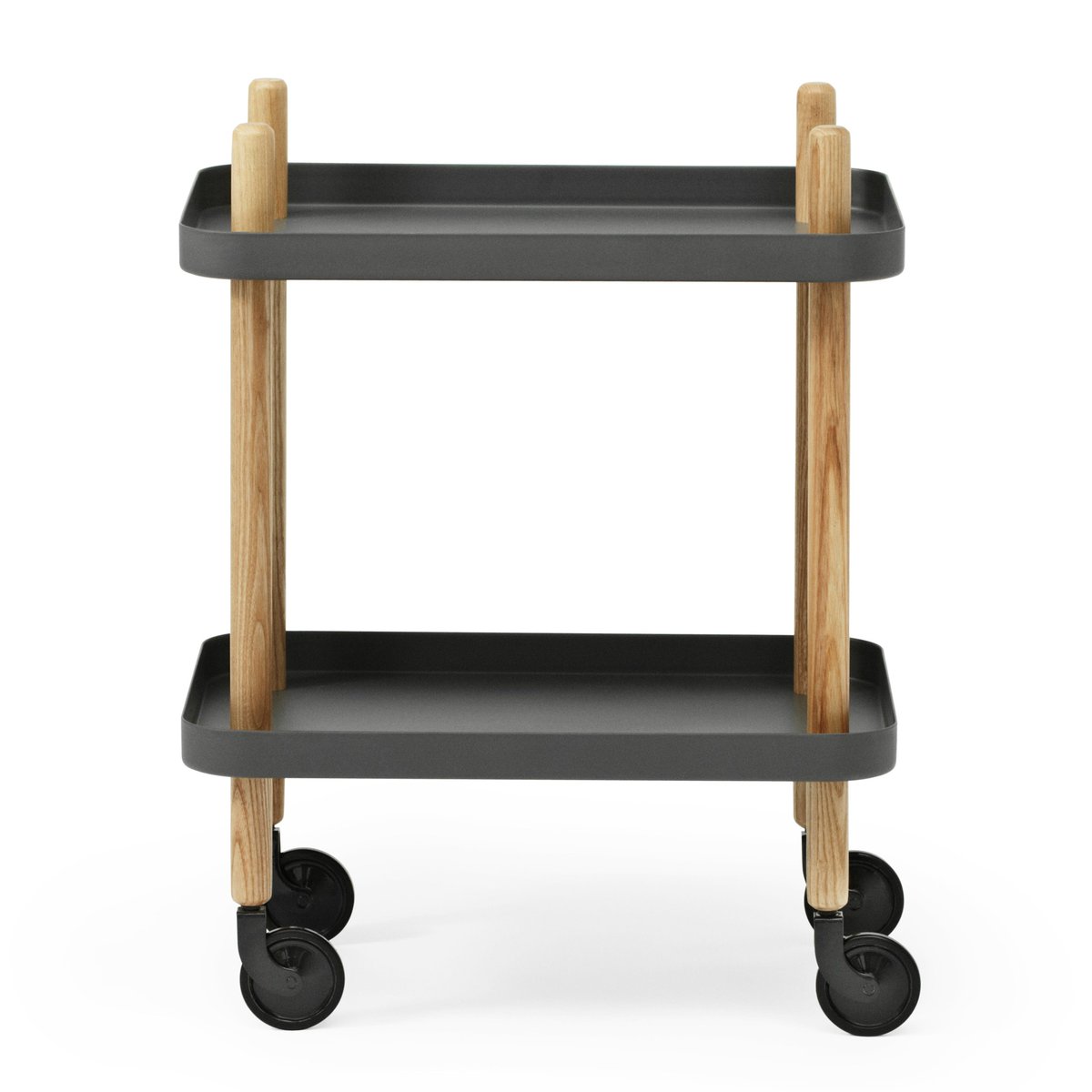 Normann Copenhagen Table Block gris foncé | Design Scandinave | Tables d'appoint | Gris