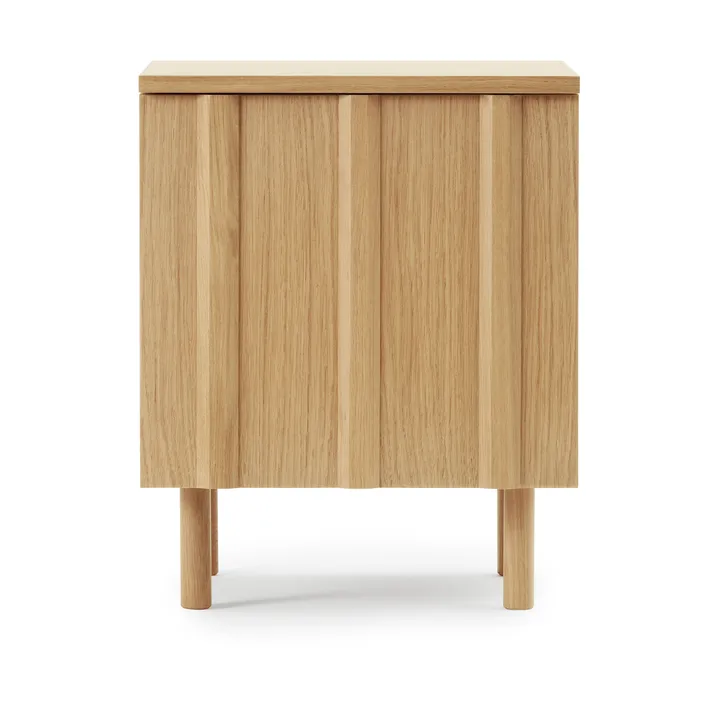 Table de chevet Rib - Chêne, 52x42x40 cm - Normann Copenhagen