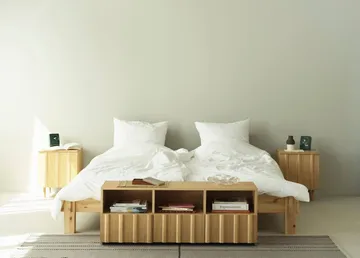 Table de chevet Rib - Chêne, 52x42x40 cm - Normann Copenhagen
