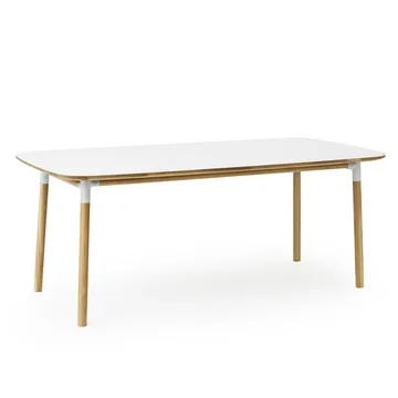 Table Form 95x200 cm - Blanc - Normann Copenhagen