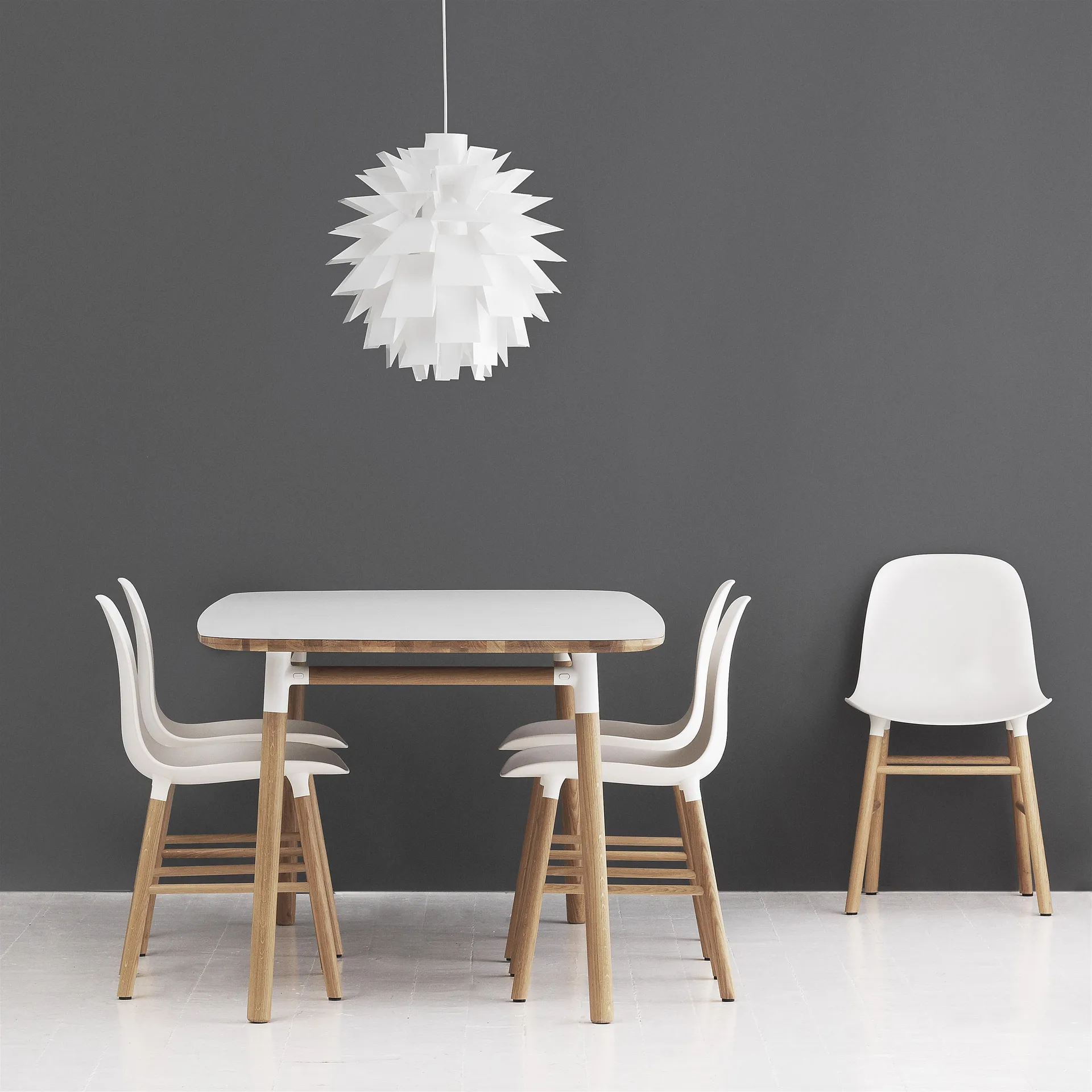 Table Form 95x200 cm, Blanc Normann Copenhagen