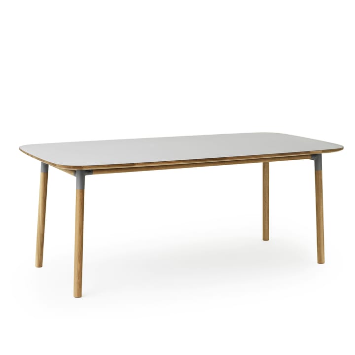 Table Form 95x200 cm - Gris - Normann Copenhagen