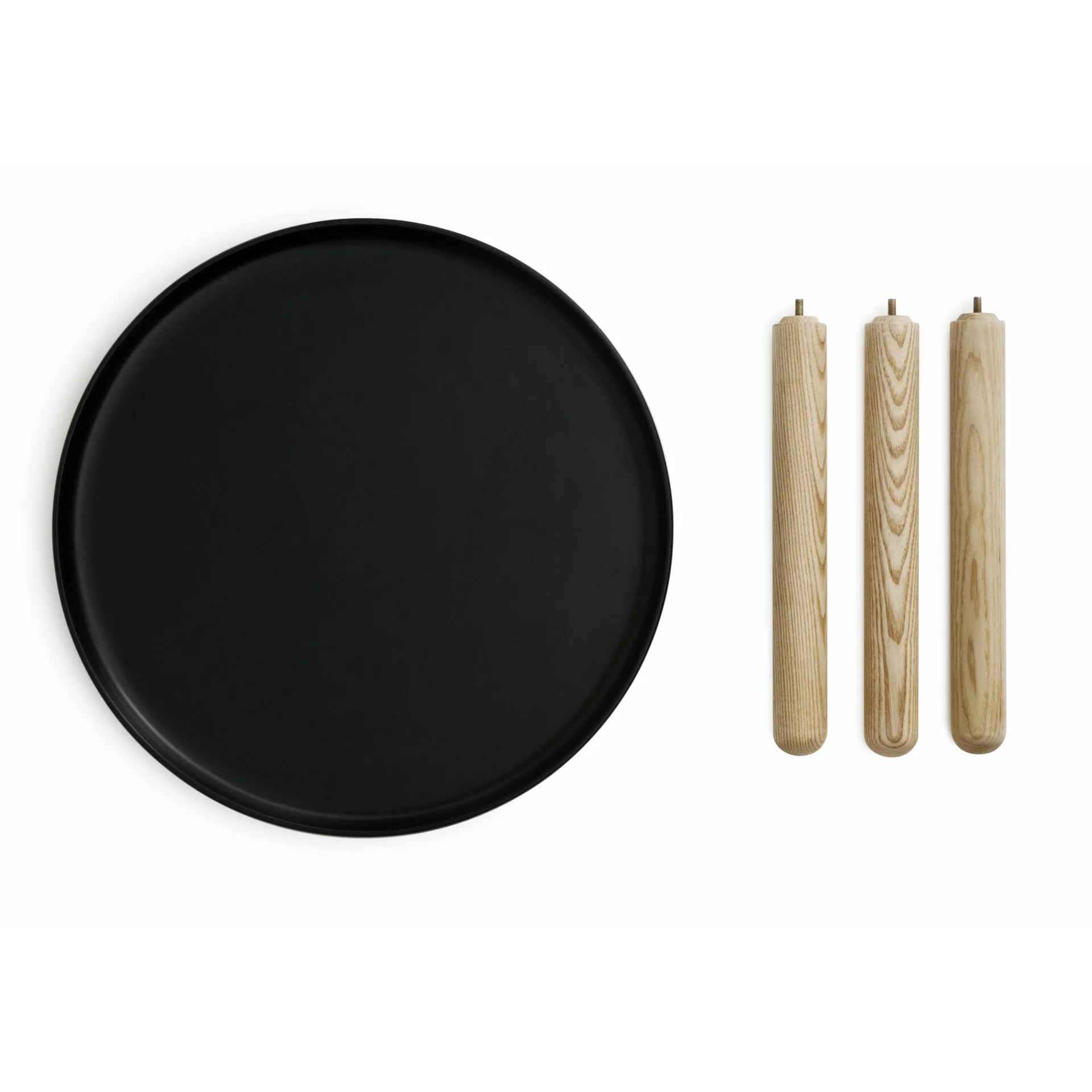 Table Normann Tablo noir-frêne, grand Normann Copenhagen