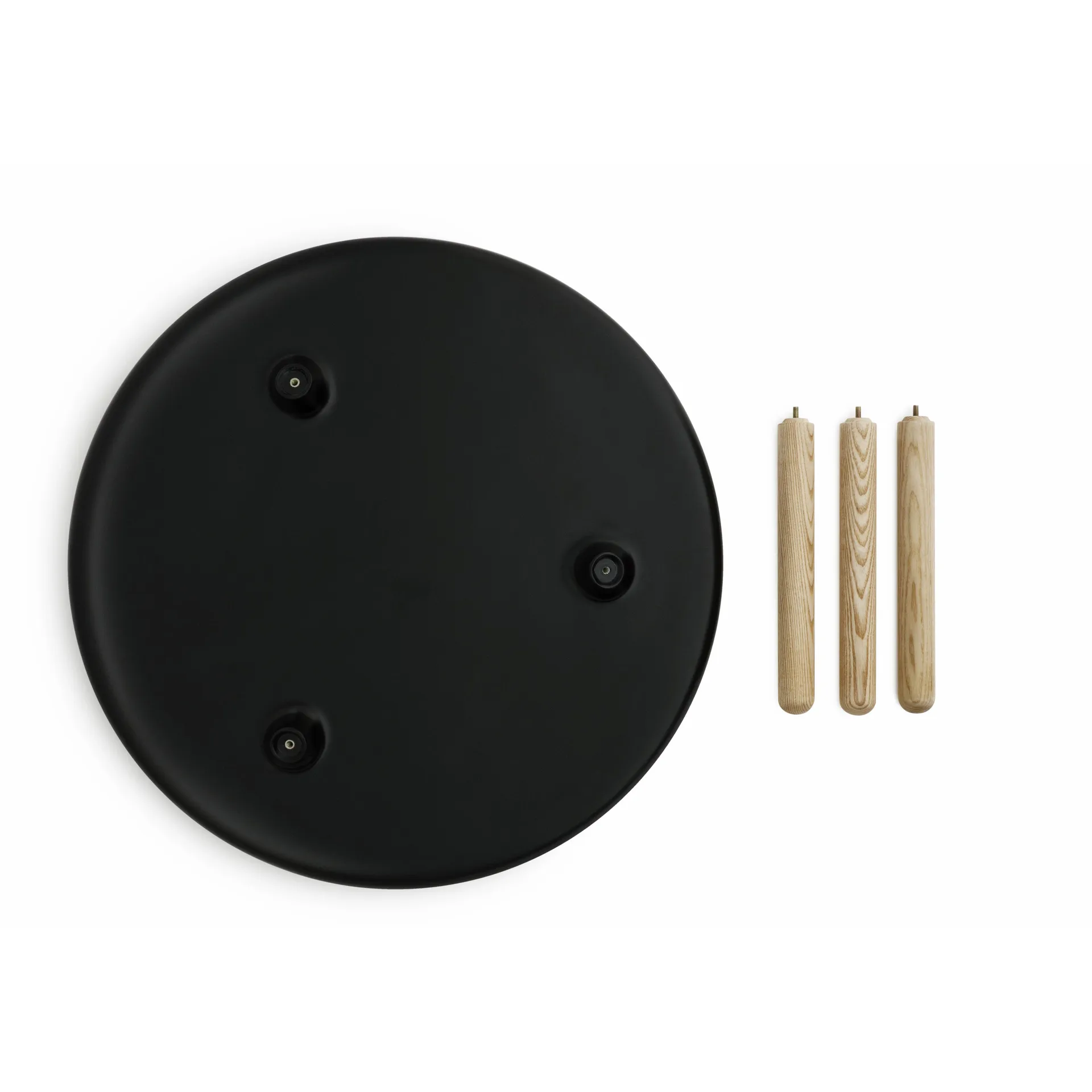 Table Normann Tablo noir-frêne, petit Normann Copenhagen