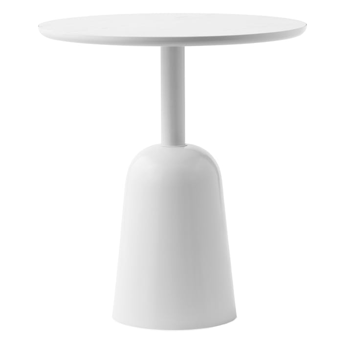 Table réglable Turn Ø55 cm - Gris chaud - Normann Copenhagen