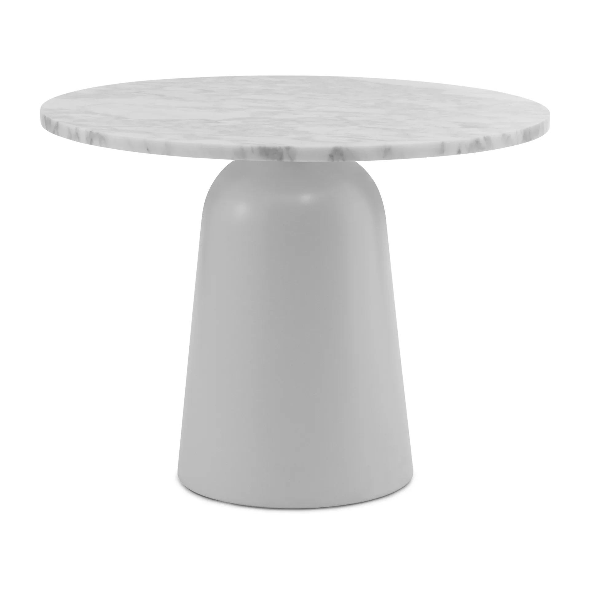 Table réglable Turn Ø55 cm, Marbre blanc Normann Copenhagen