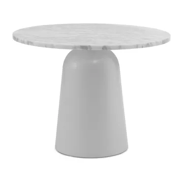 Table réglable Turn Ø55 cm - Marbre blanc - Normann Copenhagen