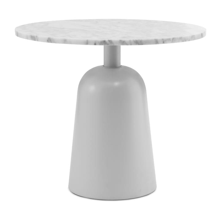 Table réglable Turn Ø55 cm - Marbre blanc - Normann Copenhagen