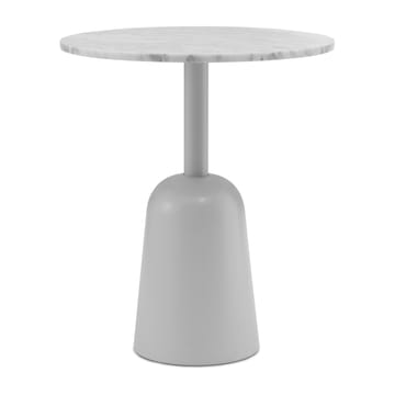 Table réglable Turn Ø55 cm - Marbre blanc - Normann Copenhagen