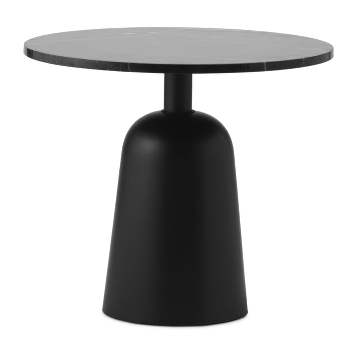 Table réglable Turn Ø55 cm - Marbre noir - Normann Copenhagen