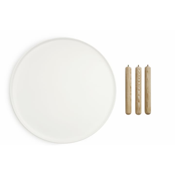 Table Tablo blanche-frêne, petit Normann Copenhagen