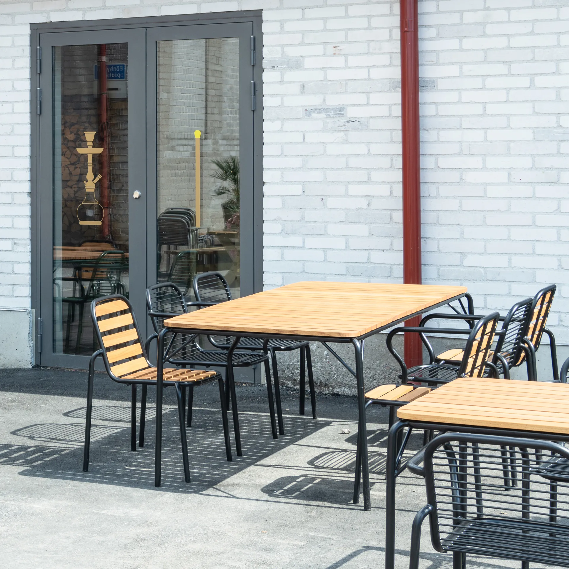 Table Vig Robinia 90x200 cm, Black Normann Copenhagen