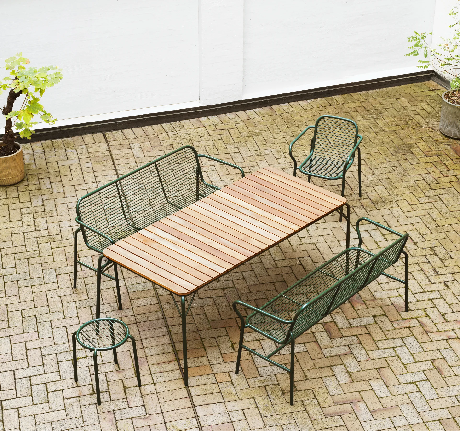 Table Vig Robinia 90x200 cm, Green Normann Copenhagen