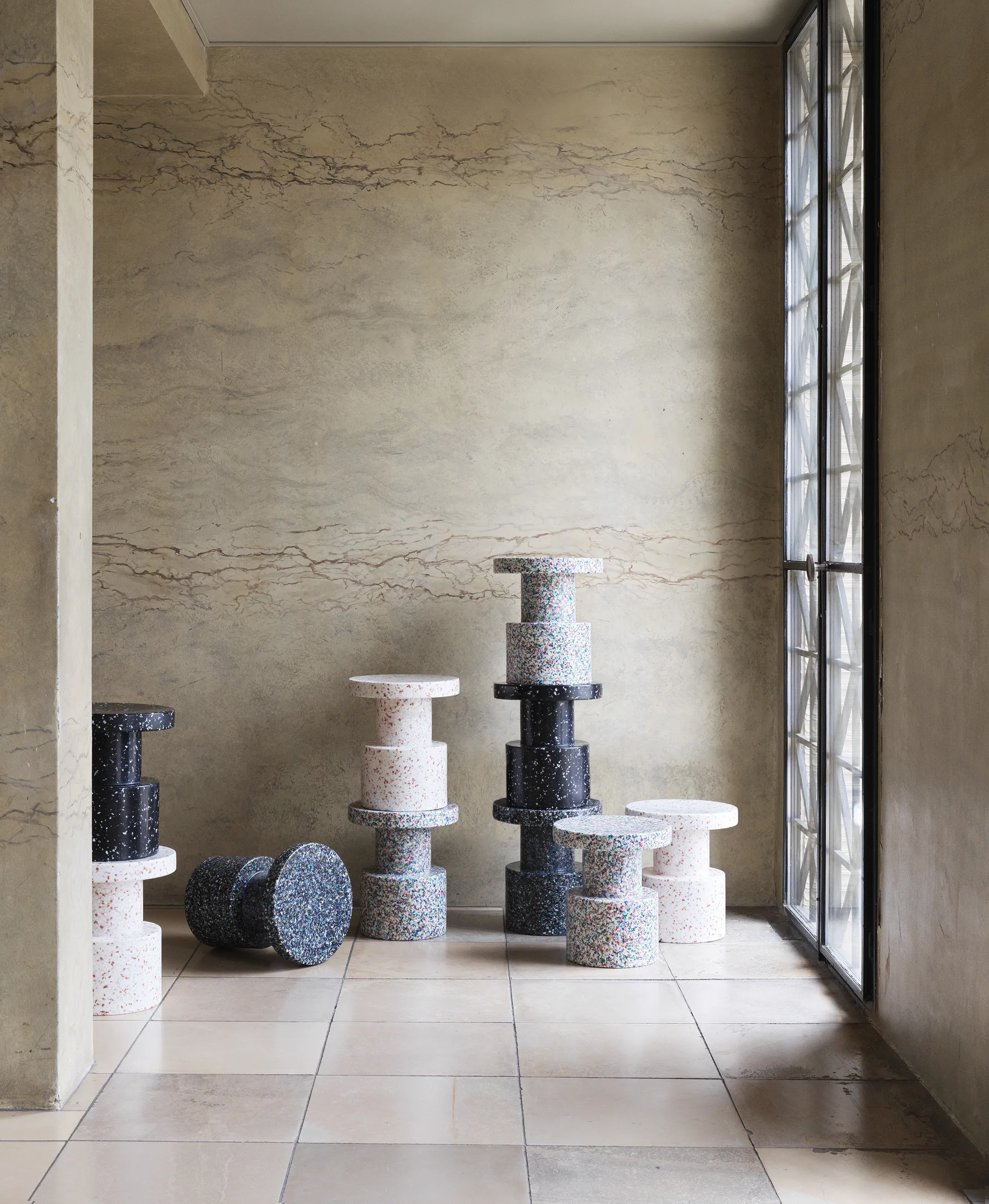 Tabouret Bit, Blanc Normann Copenhagen