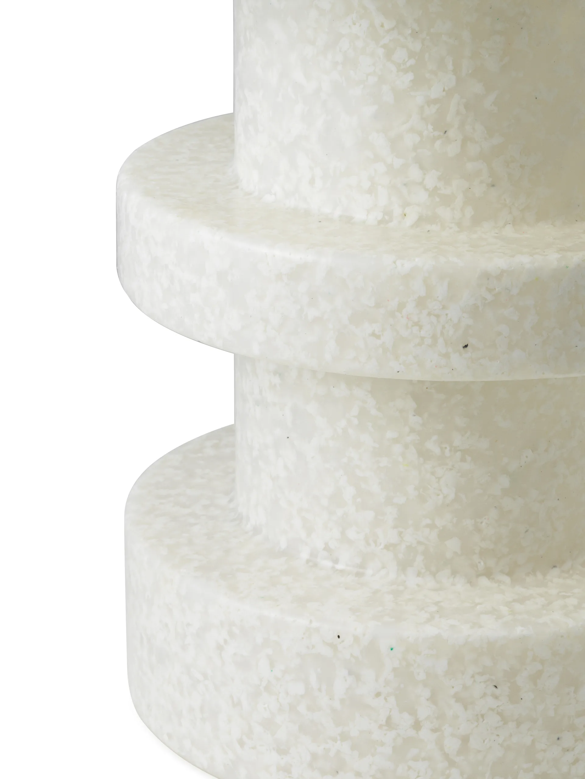 Tabouret Bit Stack, Blanc-blanc Normann Copenhagen