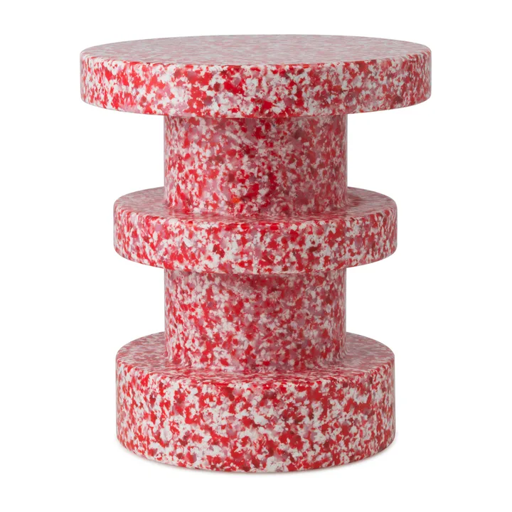 Tabouret Bit Stack - Rouge, Ø36x42 cm - Normann Copenhagen