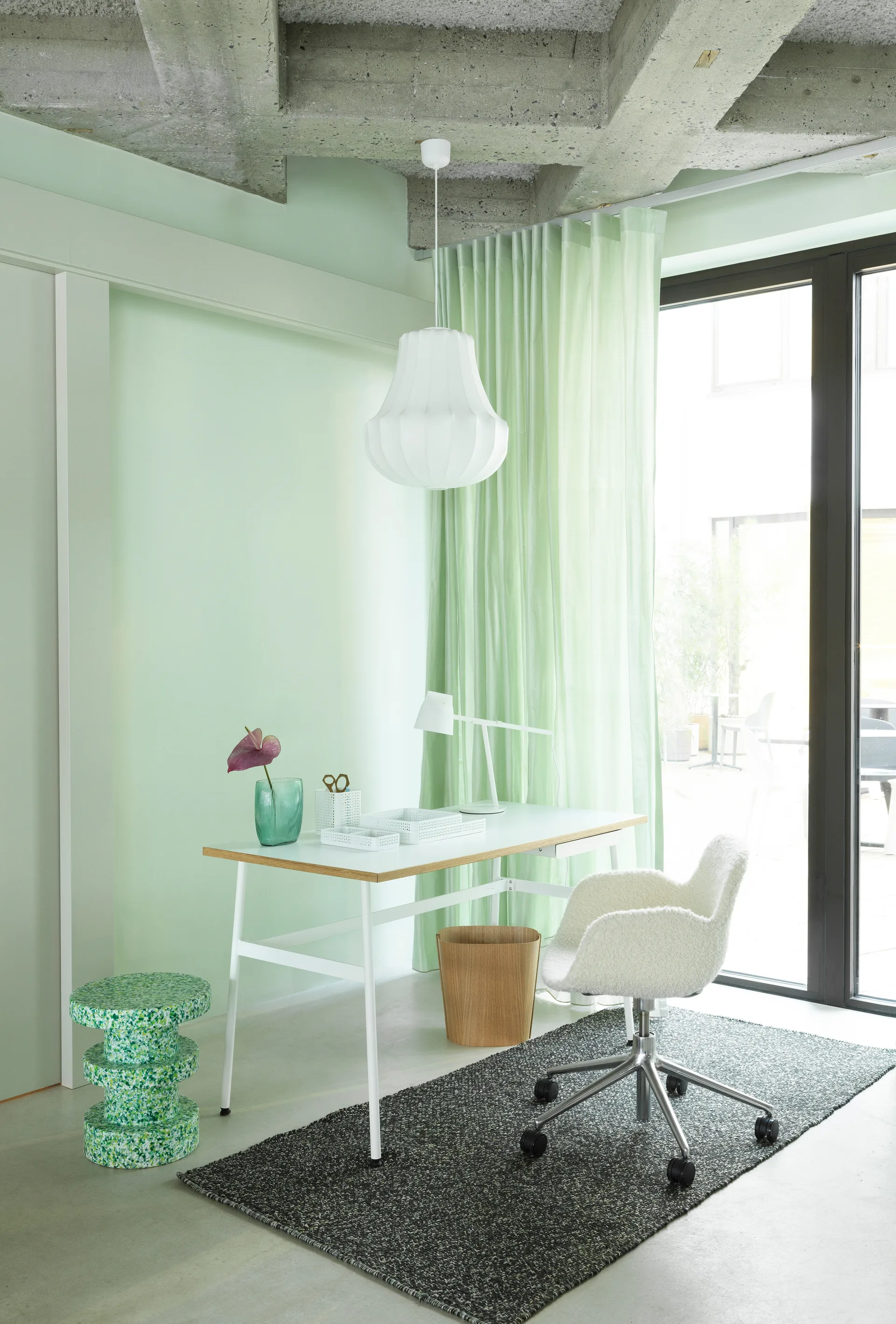 Tabouret Bit Stack, Vert Normann Copenhagen