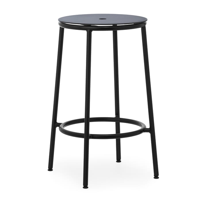 Tabouret de bar Circa 65 cm - Aluminium noir - Normann Copenhagen