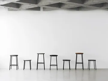 Tabouret de bar Circa 65 cm - Aluminium noir - Normann Copenhagen