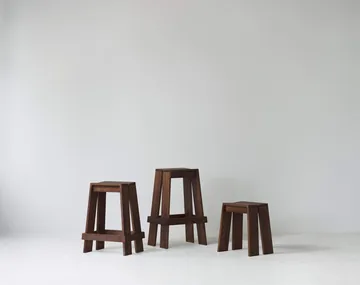 Tabouret de bar Let 65 cm - Brown Stained Ash - Normann Copenhagen