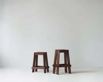 Tabouret de bar Let 65 cm - Brown Stained Ash - Normann Copenhagen