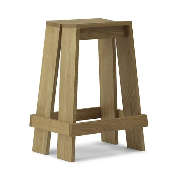 Normann Copenhagen Tabouret de bar Let 65 cm Oak | Design Scandinave | Tabourets de bar | Beige