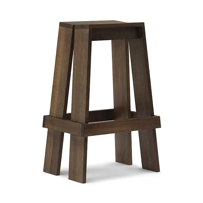 Tabouret de bar Let 75 cm, Brown Stained Ash Normann Copenhagen