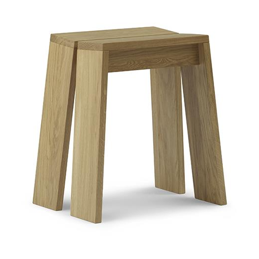 Normann Copenhagen Tabouret Let Oak | Design Scandinave | Tabourets | Beige
