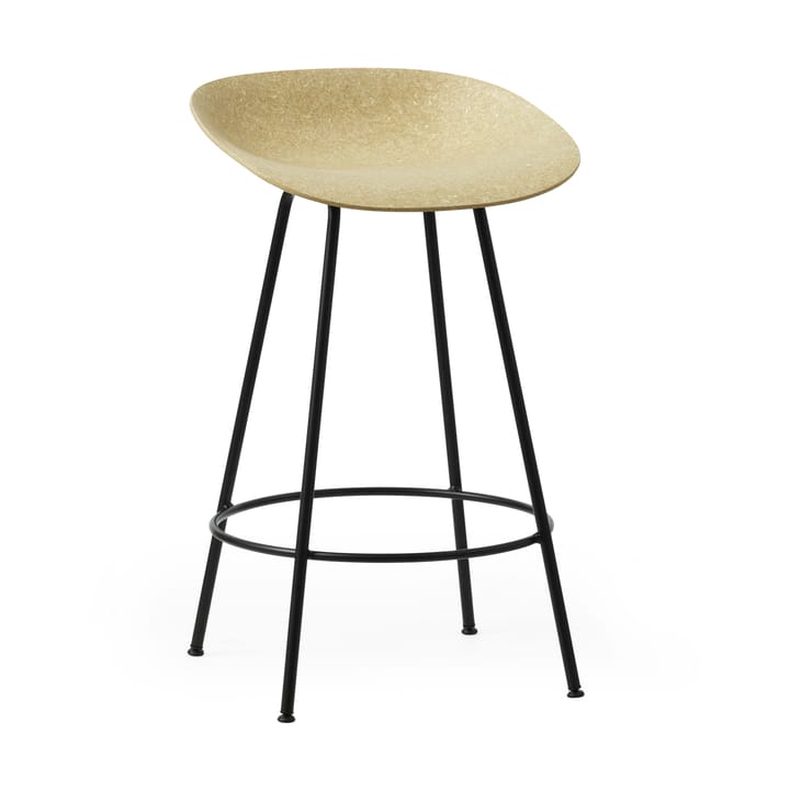 Tabouret Mat Barstool 65 cm - Hemp-black steel - Normann Copenhagen