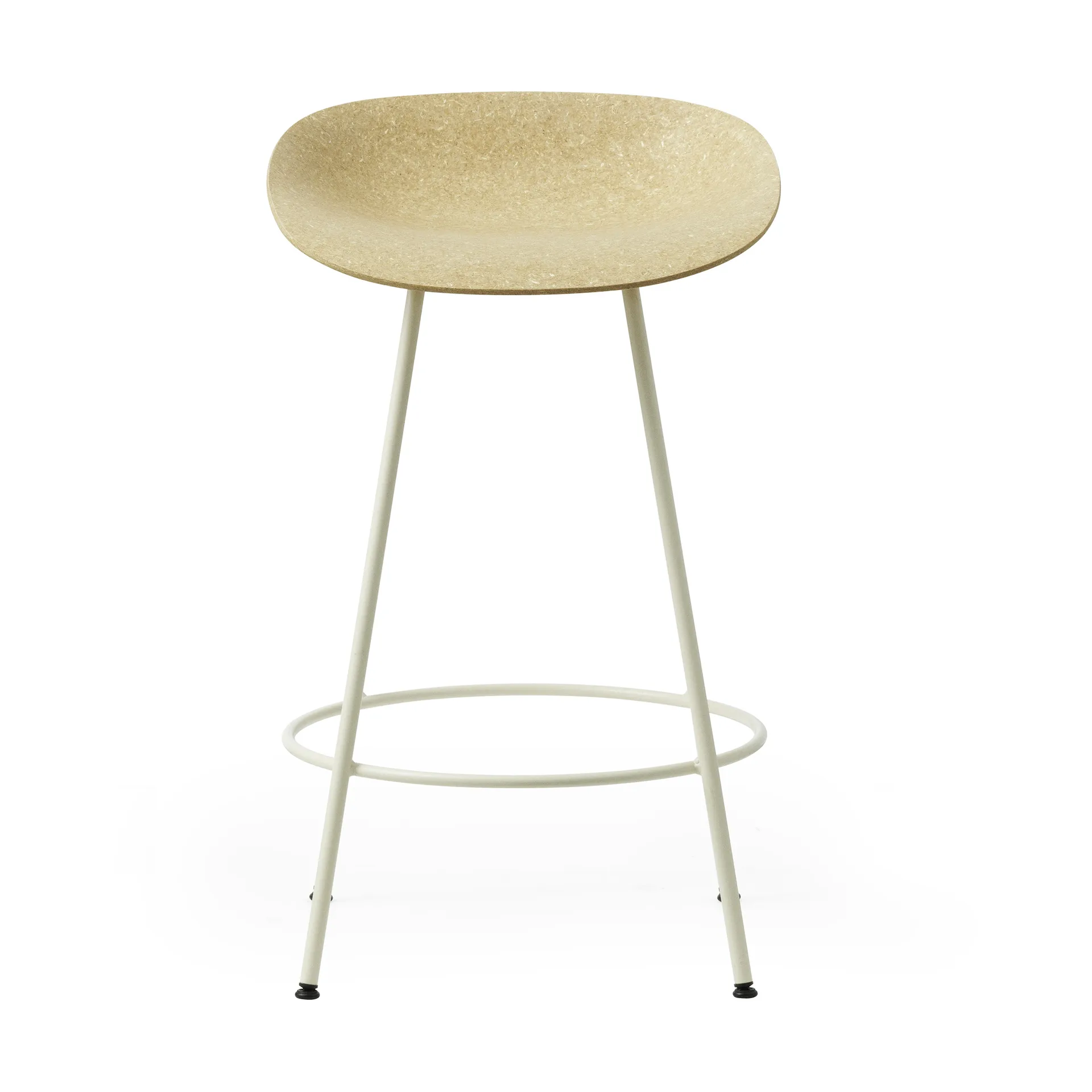 Tabouret Mat Barstool 65 cm, Hemp-cream steel Normann Copenhagen