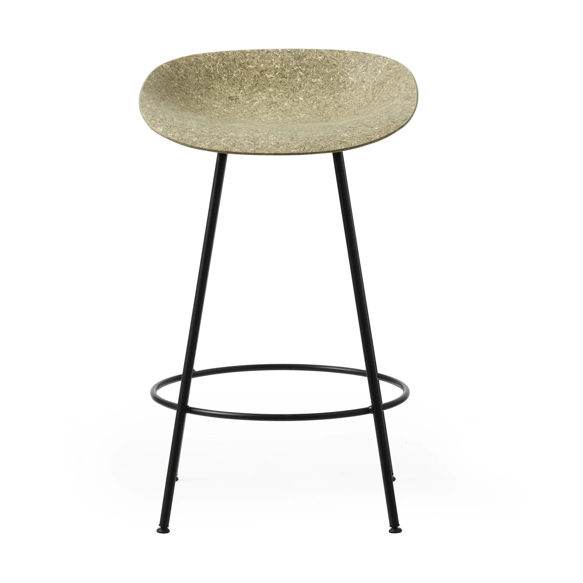 Tabouret Mat Barstool 65 cm, Seaweed-black steel Normann Copenhagen