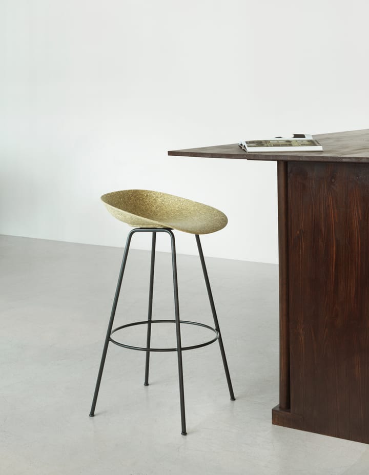 Tabouret Mat Barstool 75 cm, Seaweed-black steel Normann Copenhagen
