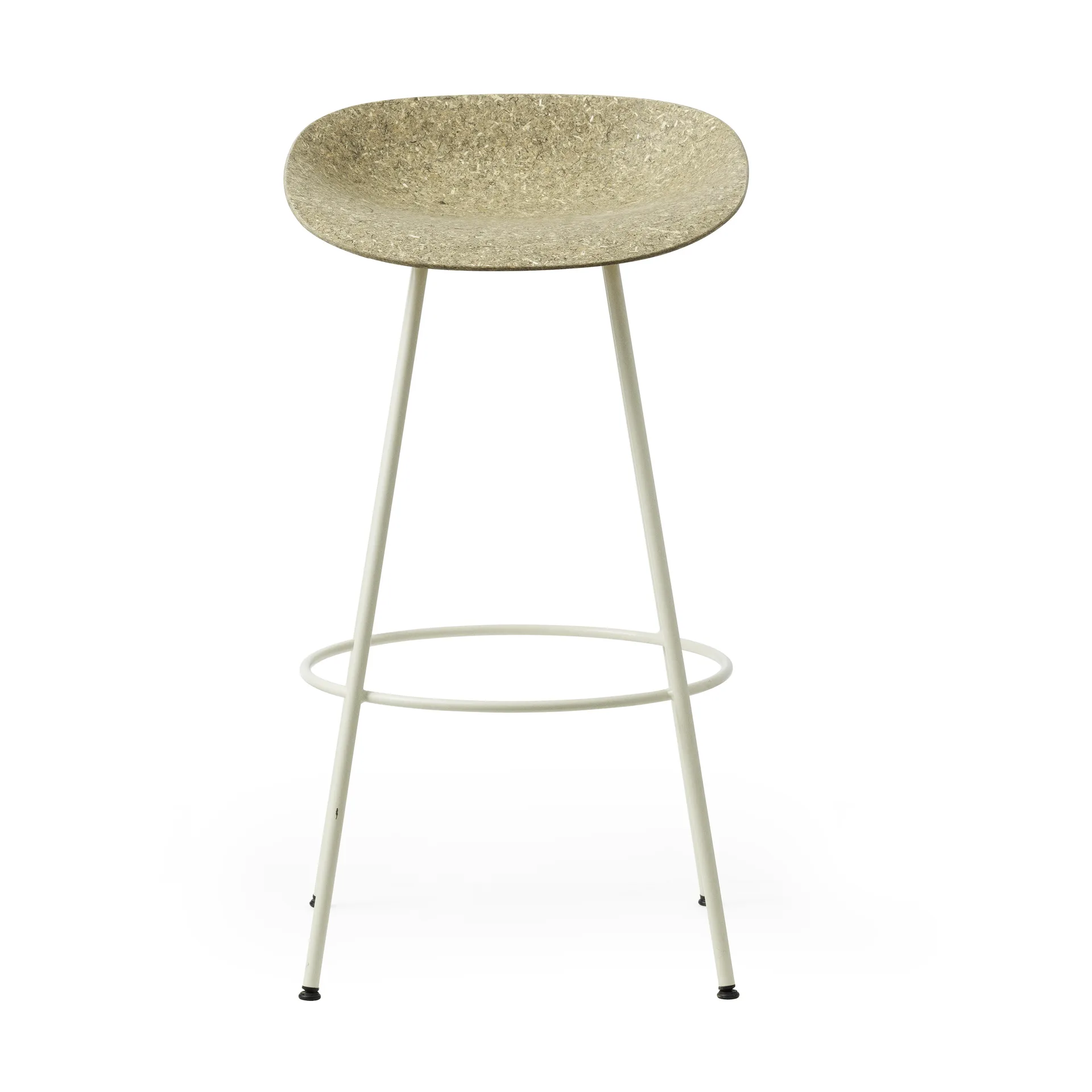 Tabouret Mat Barstool 75 cm, Seaweed-cream steel Normann Copenhagen