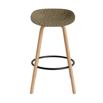 Tabouret Mat Barstool 75 cm - Seaweed-hêtre-acier noir - Normann Copenhagen