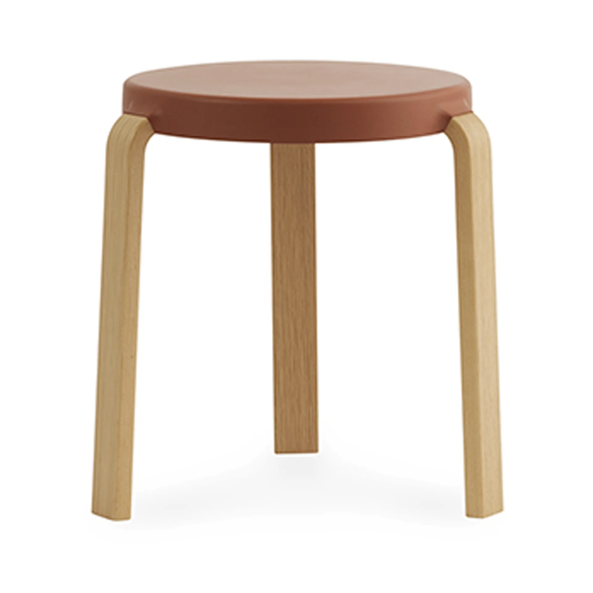 Tabouret Tap, caramel, pieds en chêne Normann Copenhagen