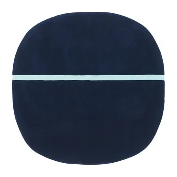 Tapis Oona 140x140 cm - Bleu - Normann Copenhagen