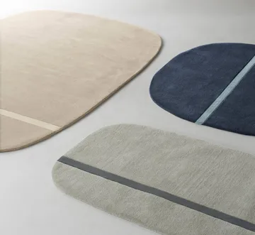 Tapis Oona 140x140 cm - Bleu - Normann Copenhagen
