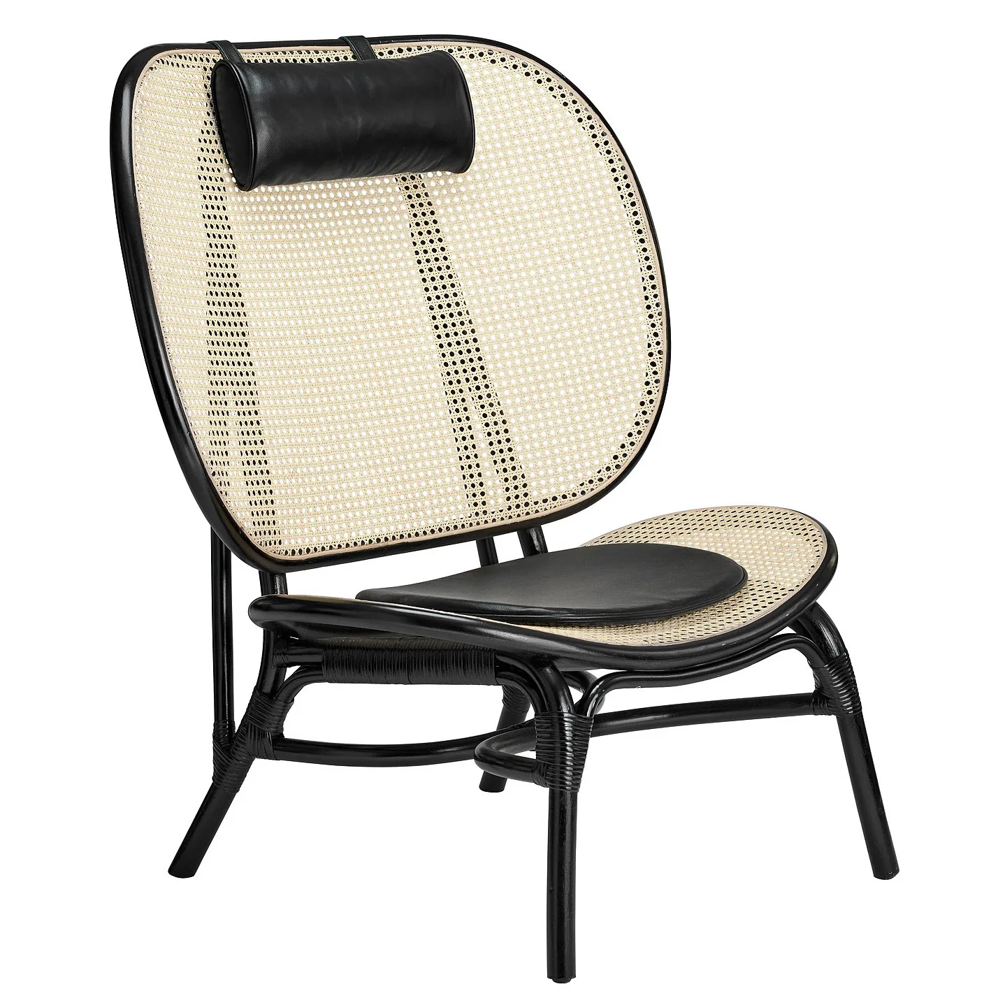 Chaise lounge Nomad, Noir NORR11