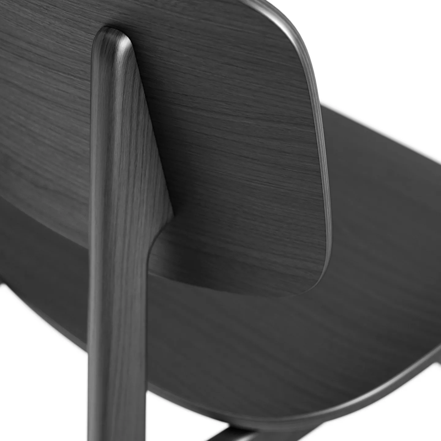 Chaise NY11, Chêne teinté noir NORR11