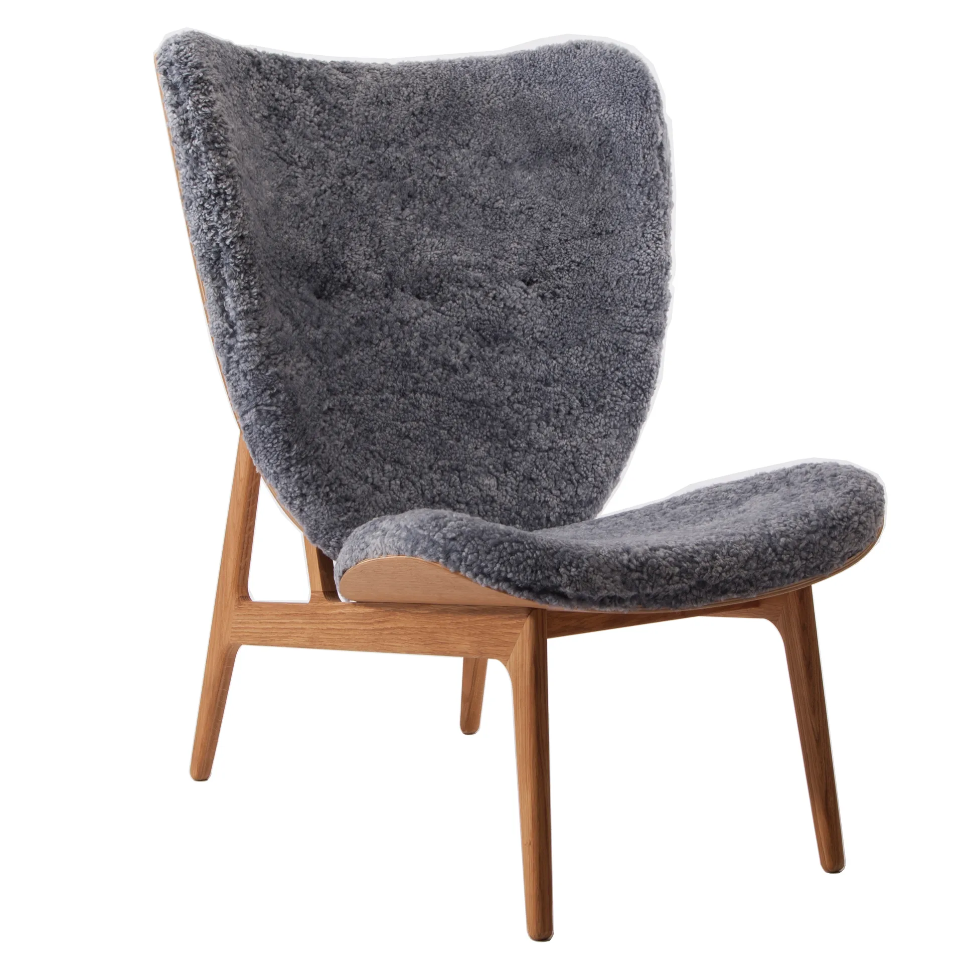 Elephant lounge sheepskin chêne, Graphite NORR11