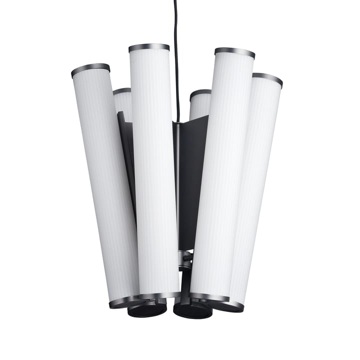 Lampe à suspension Deco Chandelier - Blanc-noir - NORR11