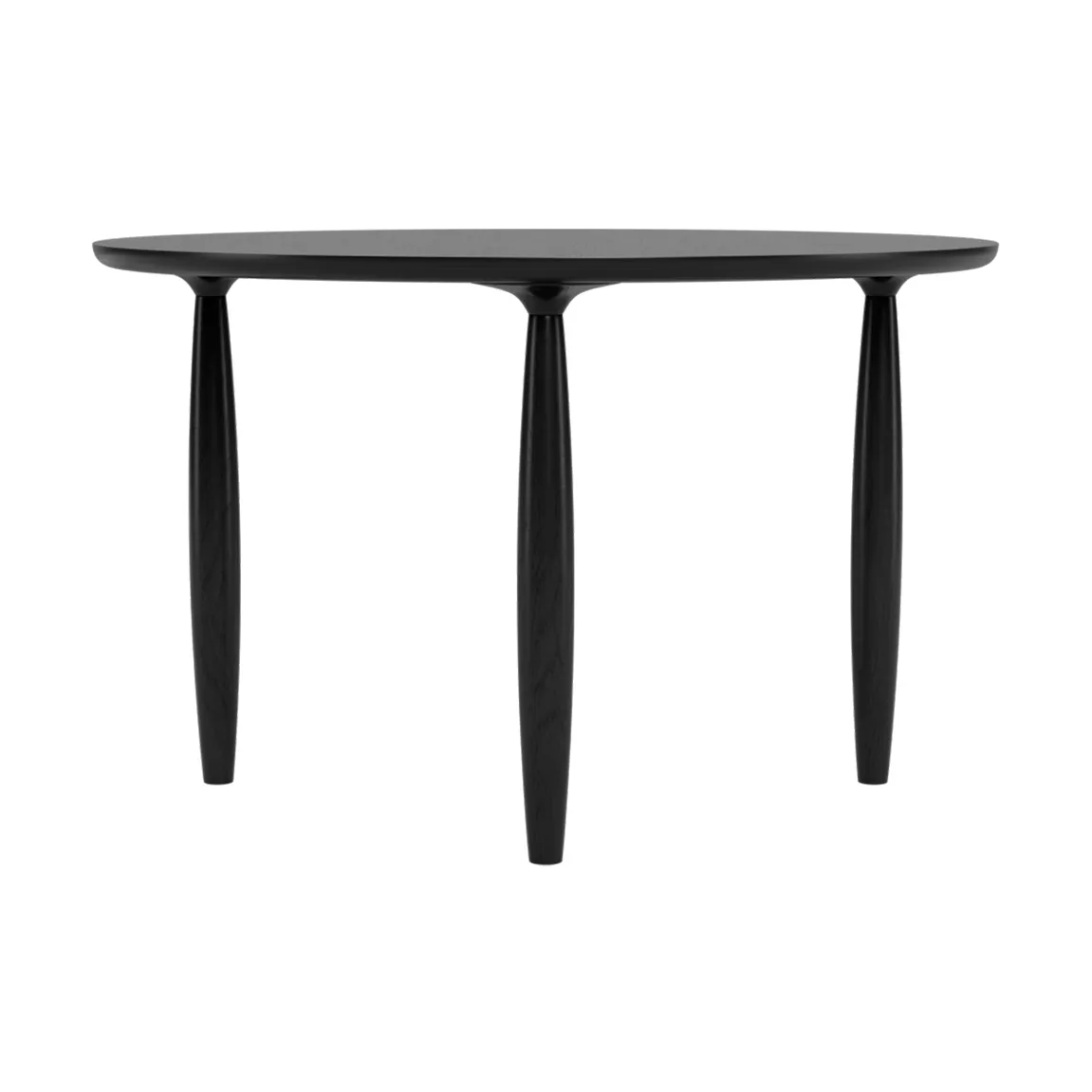 Table à manger Oku, Black oak, Ø120 cm NORR11
